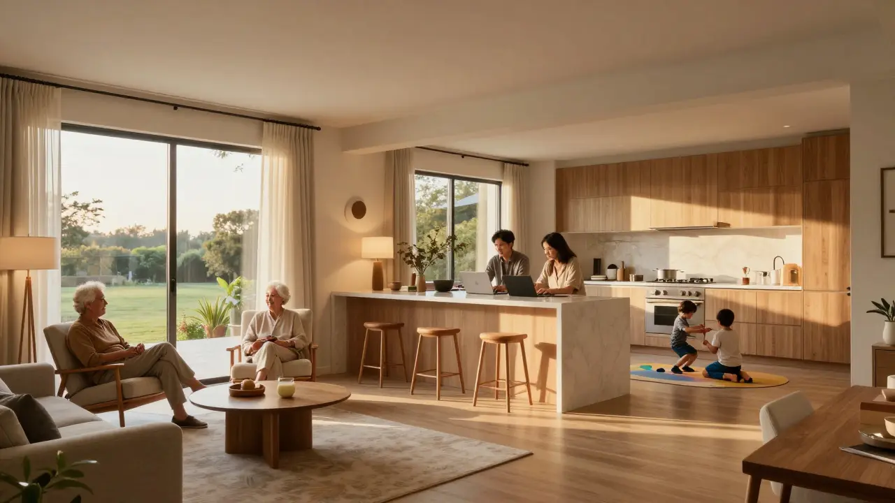 Viviendas multigeneracionales: diseño especial y estrategias de convivencia