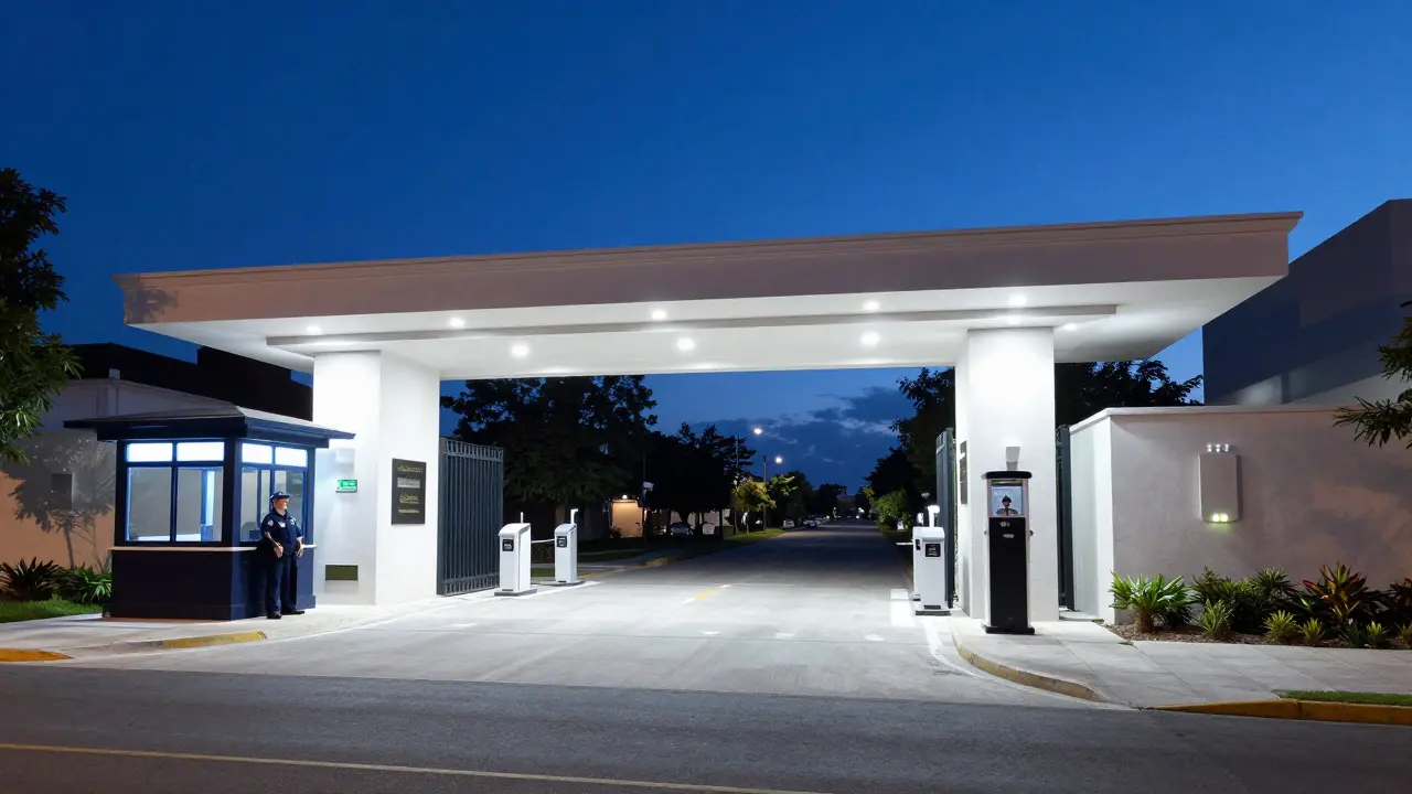 Iluminación de seguridad en barrios cerrados: Guía completa para proteger tu hogar