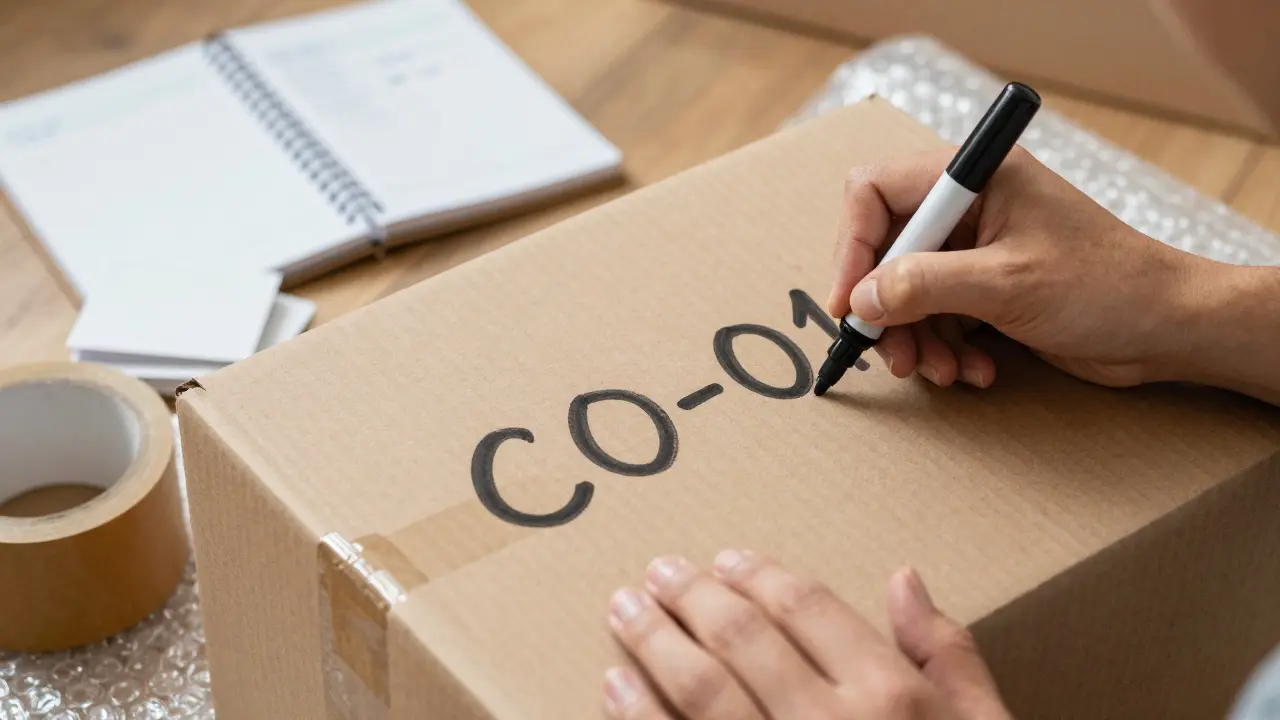 Inventario y etiquetado de cajas para mudanzas: guía práctica