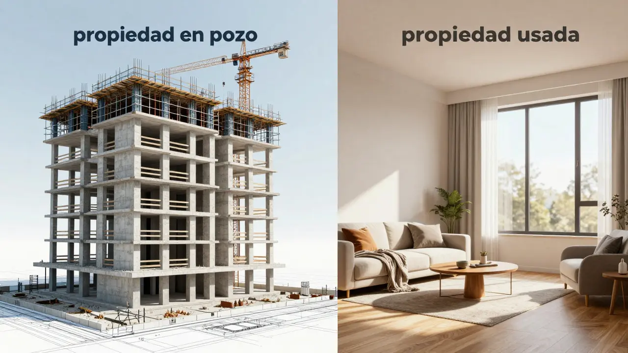Propiedad usada vs. en pozo: Comparativa definitiva para comprar casa en 2026