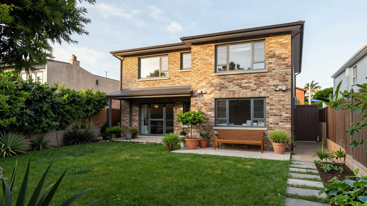 Casa con jardín privado en Villa Devoto, estilo clásico restaurado.