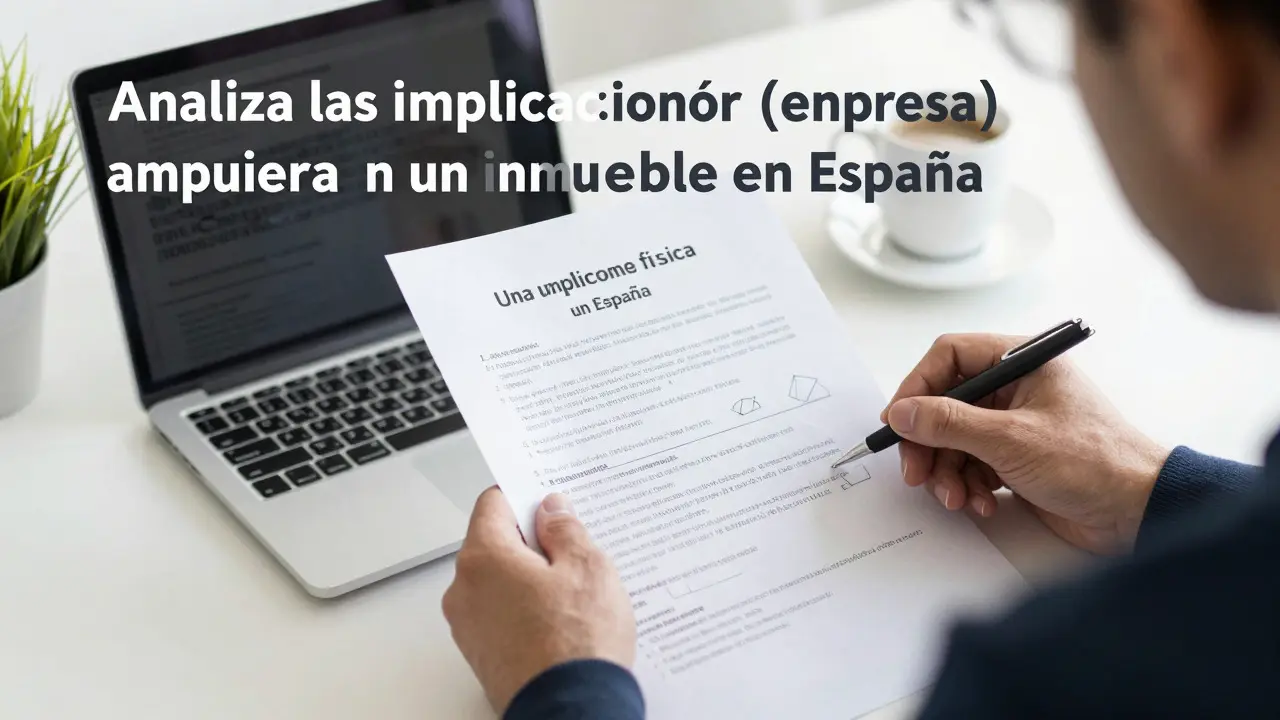 Personas jurídicas comprando inmuebles: particularidades fiscales en España