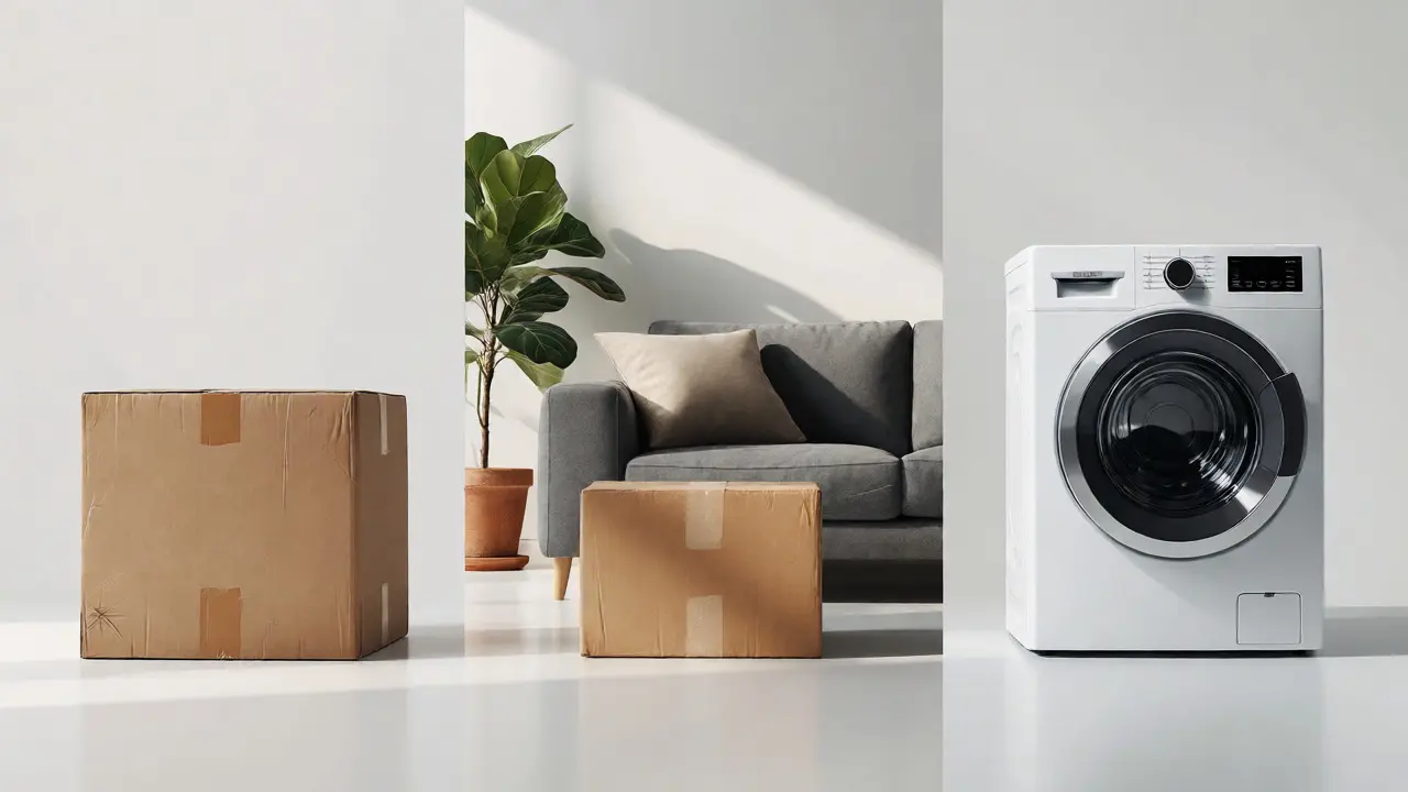 Comparación visual de tres niveles de cobertura de seguro para el transporte de muebles.